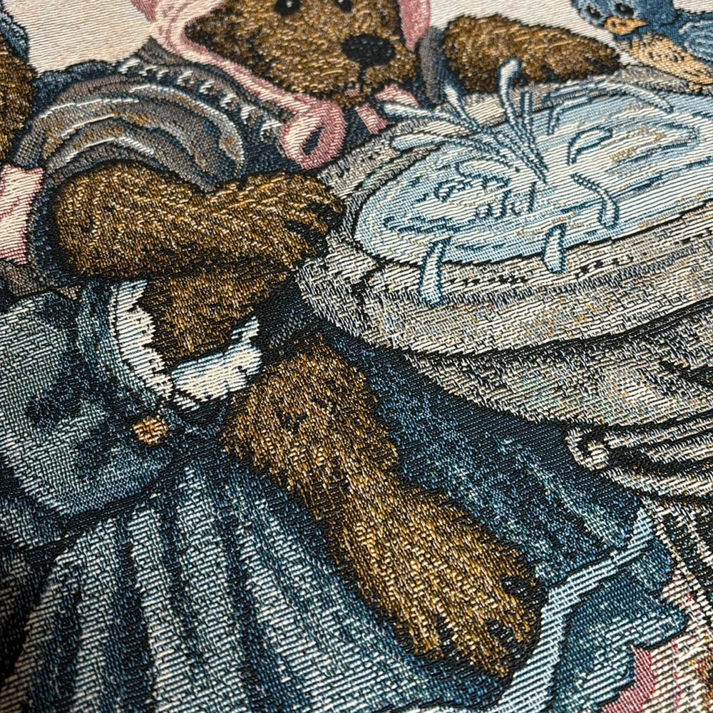 BOYDS BEARS AND FRIENDS Tapestry Wall Hanging Friendship Is Uplifting